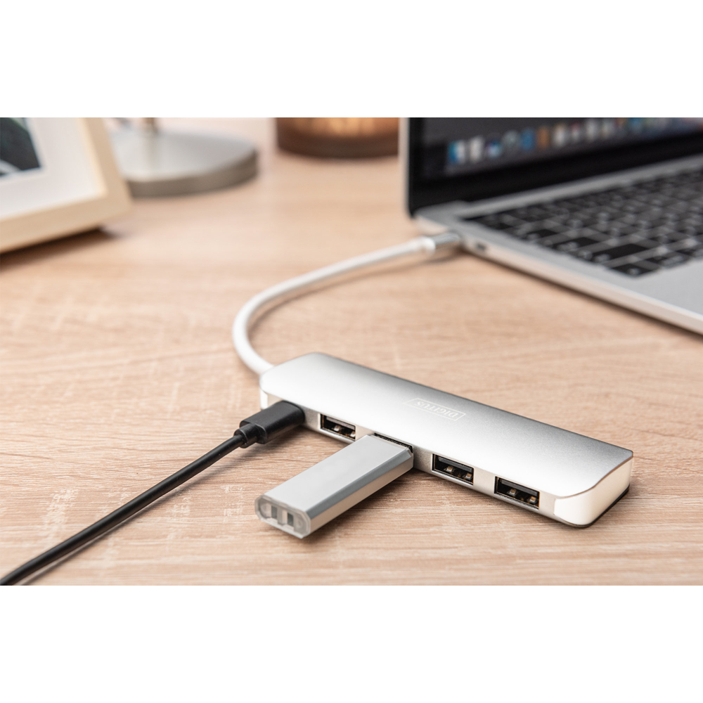 DIGITUS USB-C 4Port USB Çoklayıcı Hub (DA-70242-1)