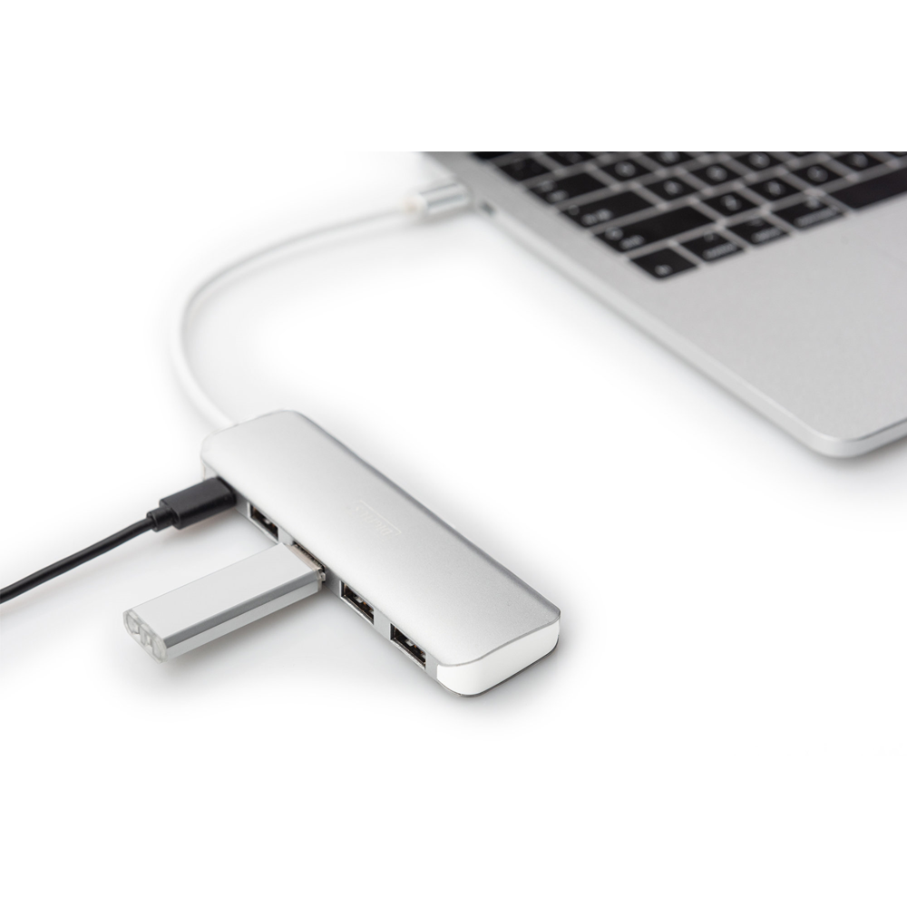 DIGITUS USB-C 4Port USB Çoklayıcı Hub (DA-70242-1)