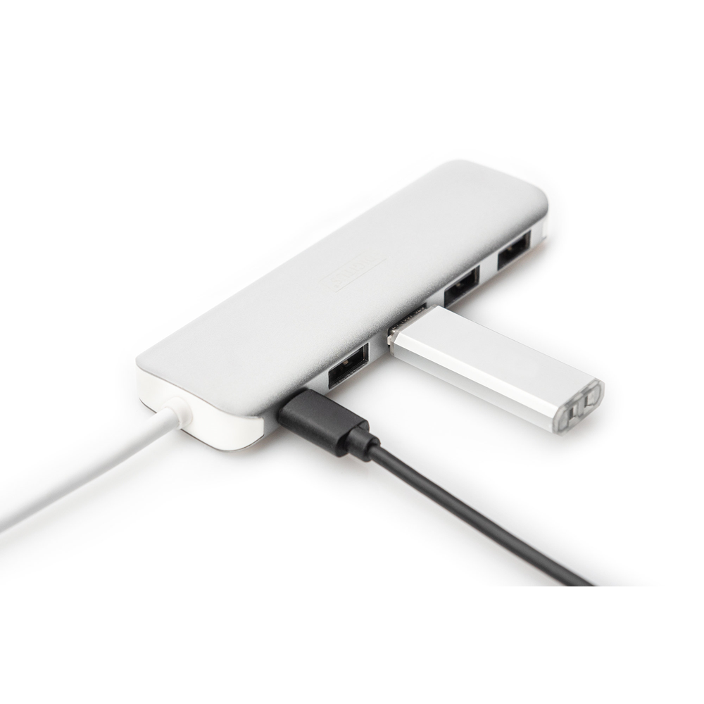 DIGITUS USB-C 4Port USB Çoklayıcı Hub (DA-70242-1)
