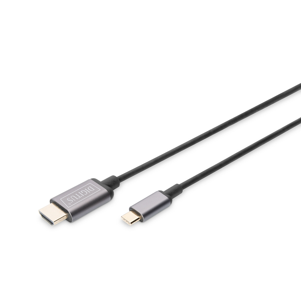 DIGITUS USB-C-HDMI Görüntü Kablosu 1,8m (DA-70821)