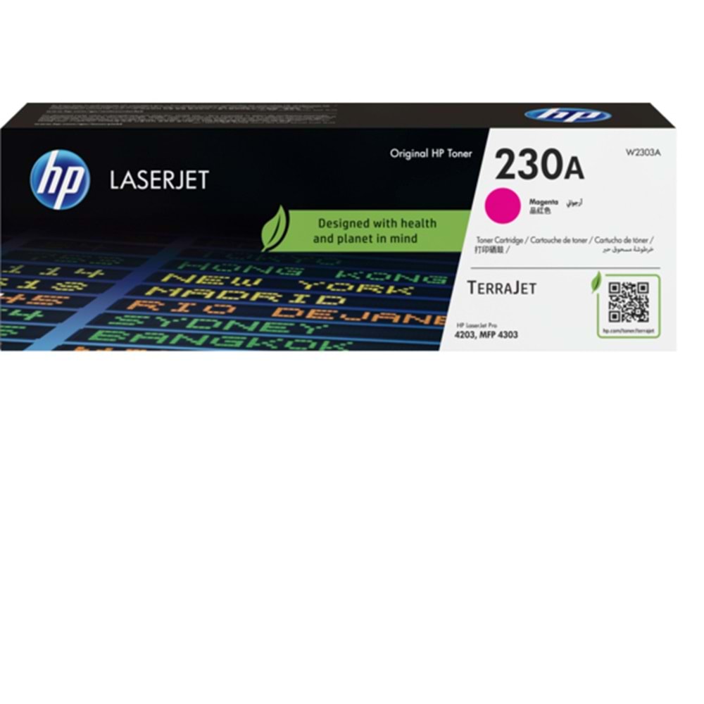 Hp W2303a 230A Macenta Laserjet Toner 1.800 Sayfa