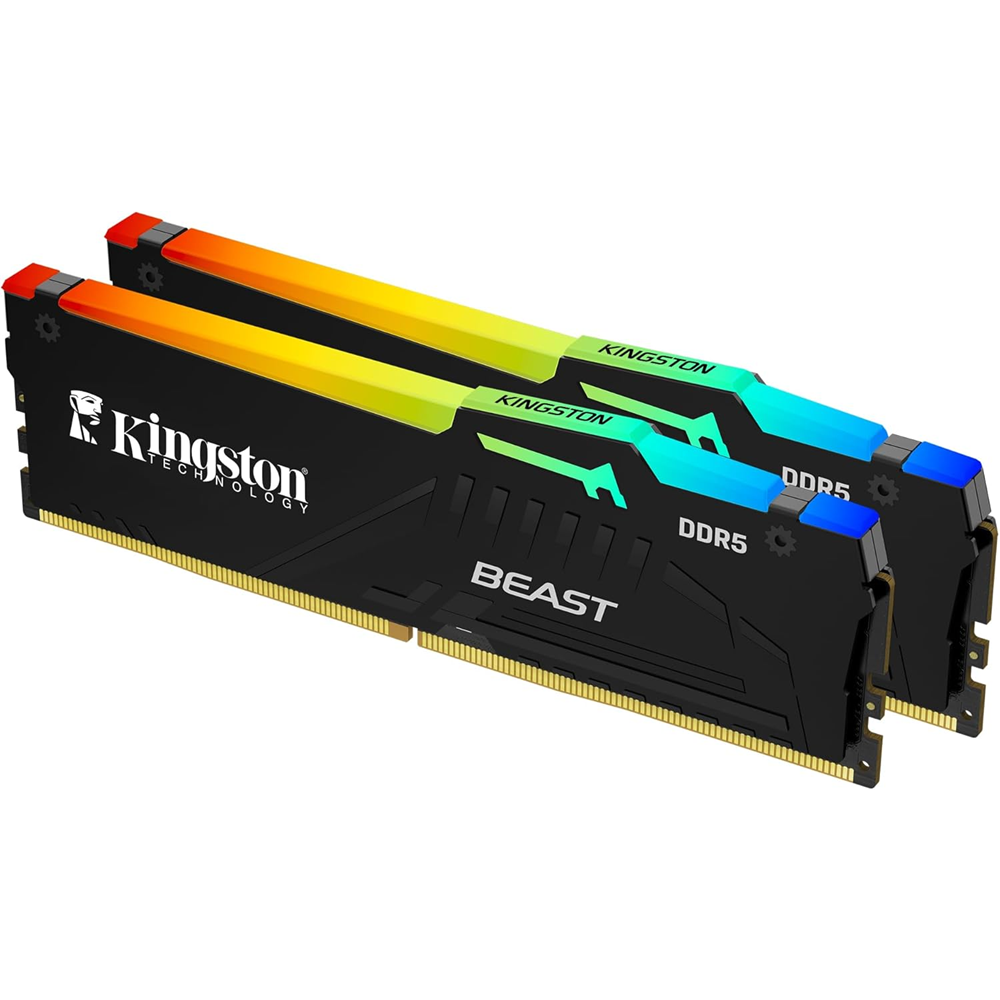 KINGSTON 16GB (2X 8GB) DDR5 6000MHZ CL36 RGB DUAL KIT PC RAM BEAST EXPO KF560C36BBEAK2-16TR