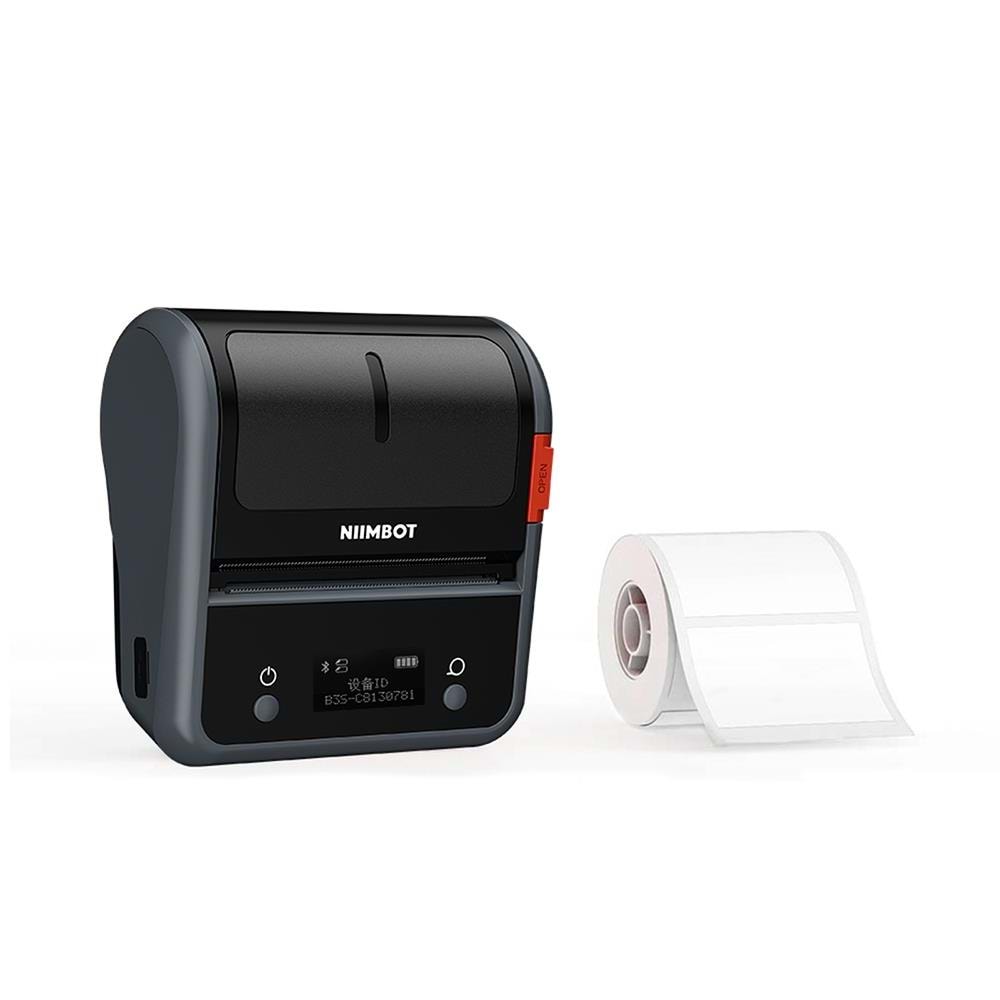 NIIMBOT B3S Taşınabilir Kablosuz Termal Etiket Yazıcısı (Gri)