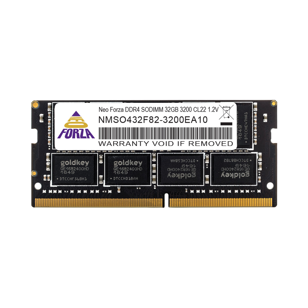 NEOFORZA 32GB DDR4 3200MHZ NOTEBOOK RAM VALUE NMSO432F82-3200EA10