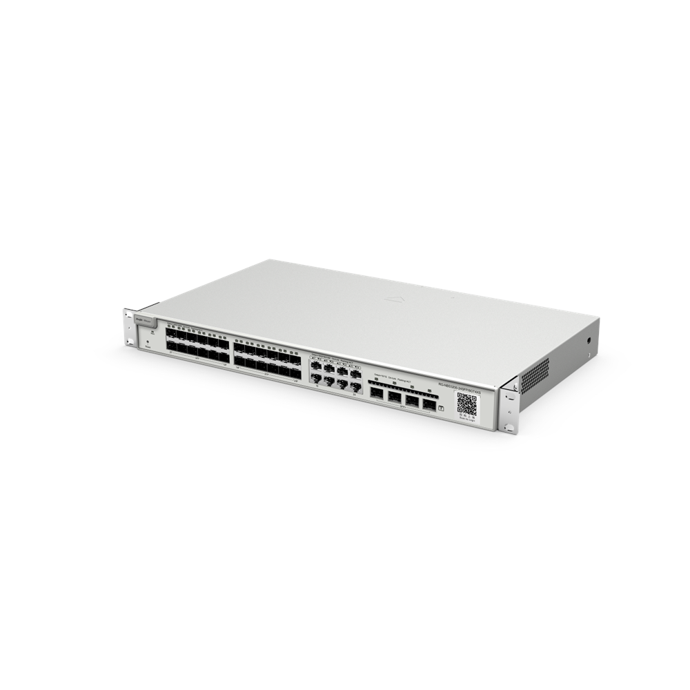 RUIJIE 24port GIGABIT 24X SFP / 4X 10GbE Yönetilebilir Switch RG-NBS3200-24SFP/8GT4XS