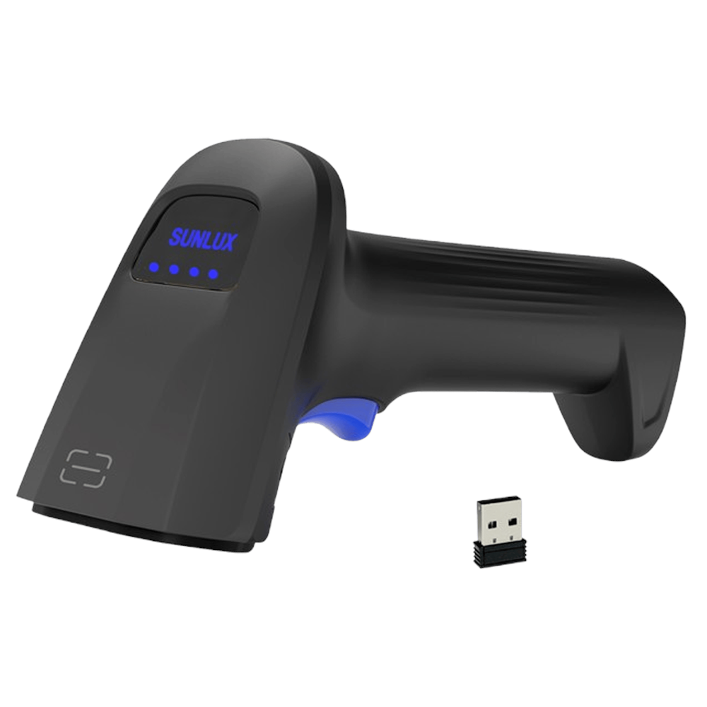 SUNLUX 2D RW10 Kablosuz USB El Tipi Karekod Okuyucu