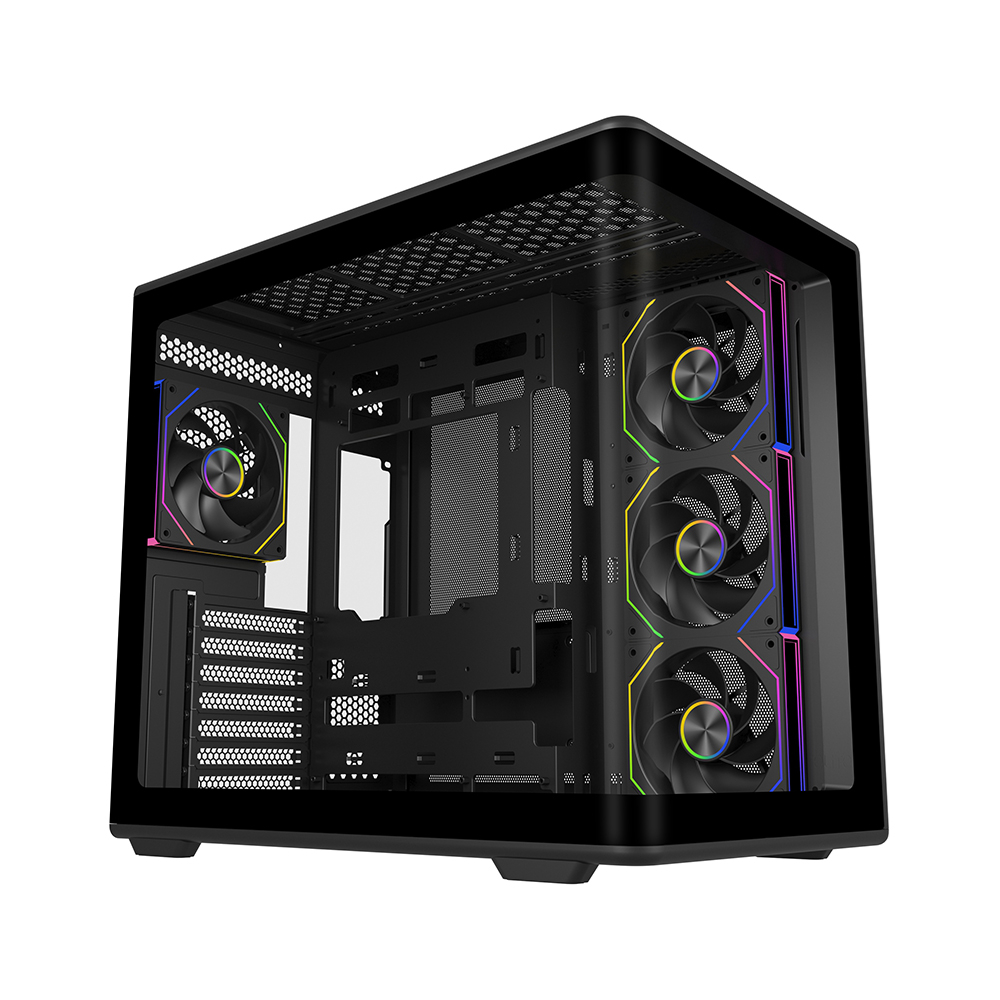 COOLERMASTER 850W 80+ GOLD ELITE 600 Curve TG E600-KGNN85-S01 4x12cm ARGB Siyah Gaming MıdTower PC Kasası
