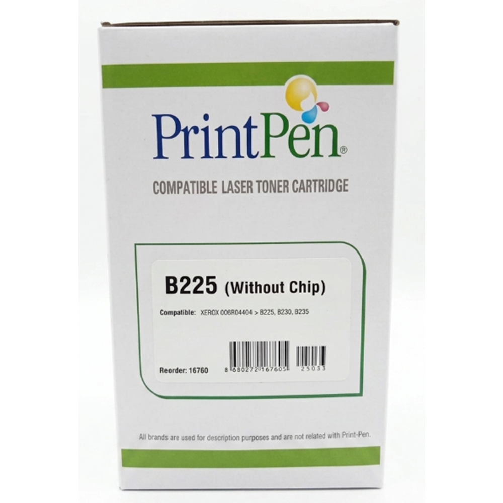 PRINTPEN XEROX B225,B230,B235 (006R04404) Chipsiz (6K) Siyah Toner