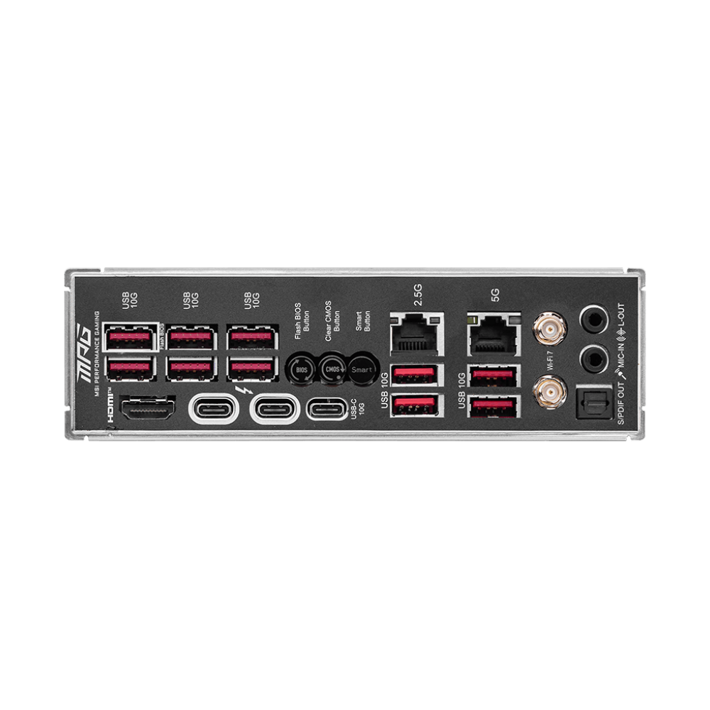 MSI MPG Z890 CARBON WIFI-7 DDR5 HDMI DP PCIE 5.0 1851p ATX 