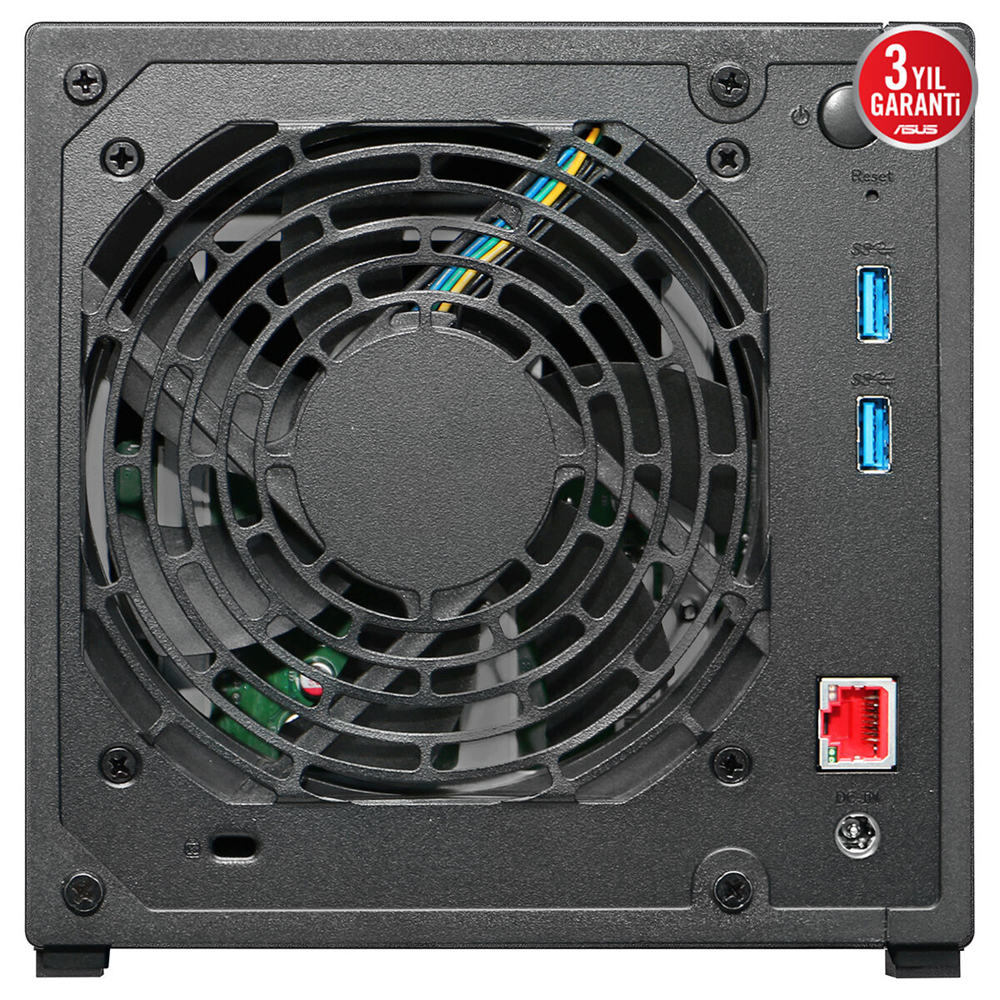 ASUSTOR 4diskli Realtek QC-1GB RAM-2.5GbE Nas Server AS1204T