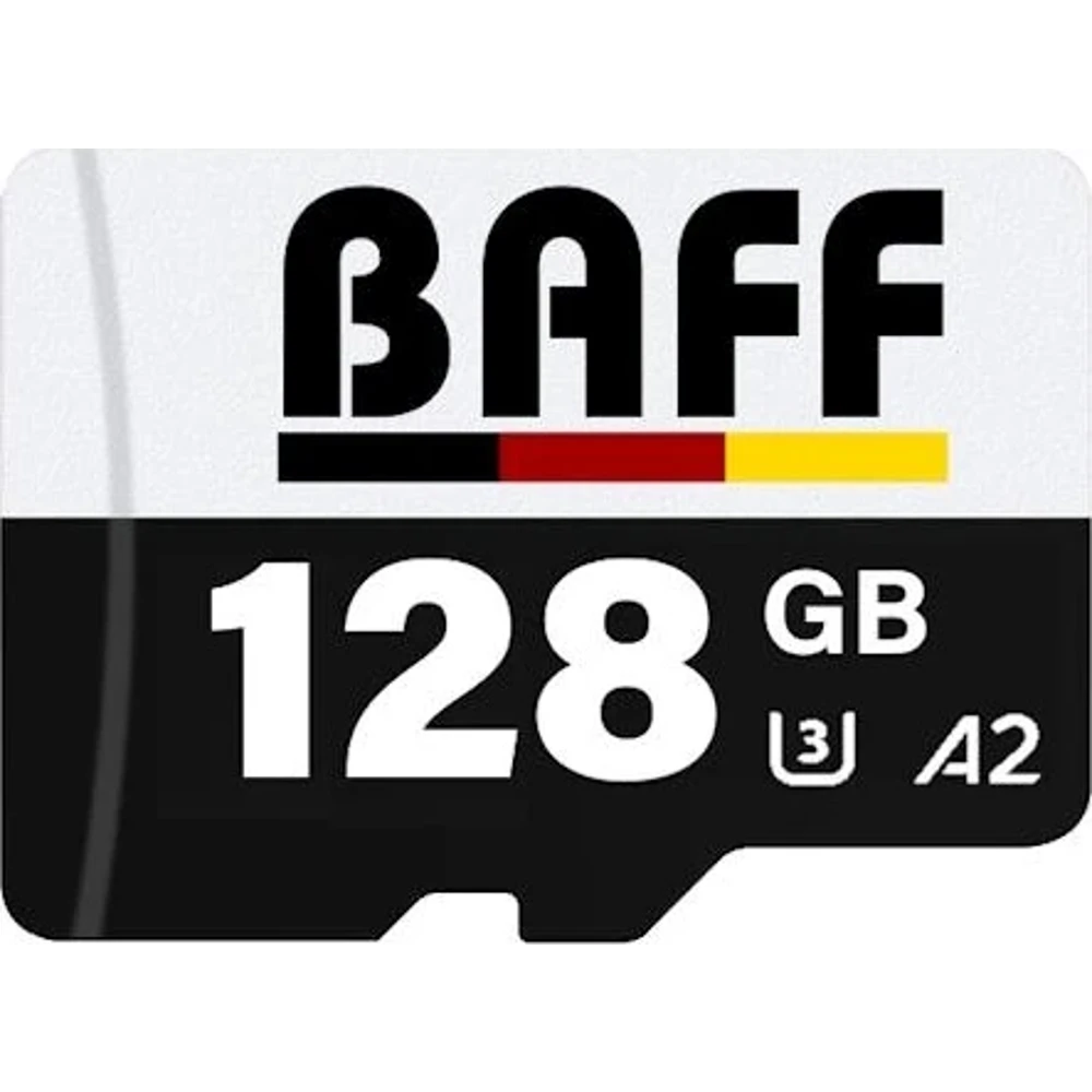 BAFF MicroSD 128GB UHS-I U3 A2 V30 Hafıza Kartı