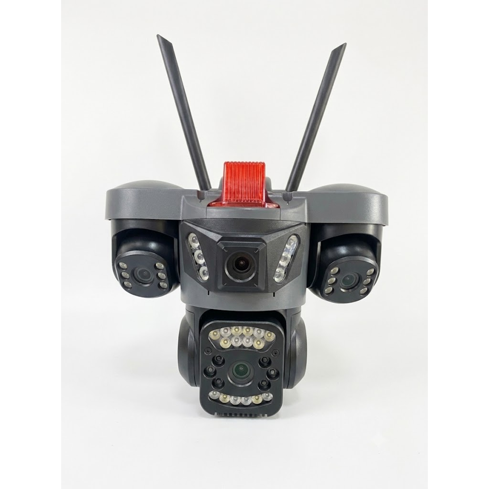 VIVA 4MP 4Lens PT Speed Dome 4G Solar Kamera SIM-864