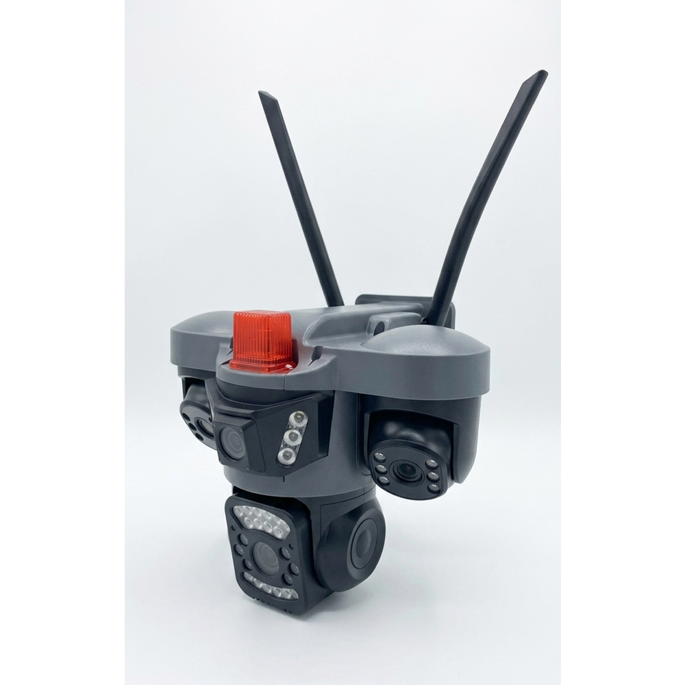 VIVA 4MP 4Lens PT Speed Dome 4G Solar Kamera SIM-864