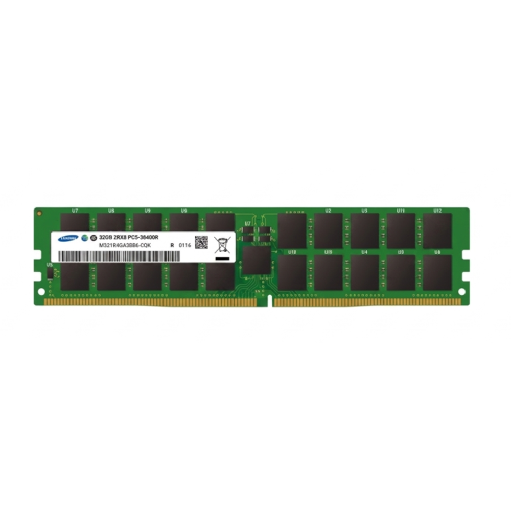 SAMSUNG 32GB DDR5 ECC RDIMM 4800MHz 2Rx8 SUNUCU RAM M321R4GA3BB6-CQKET