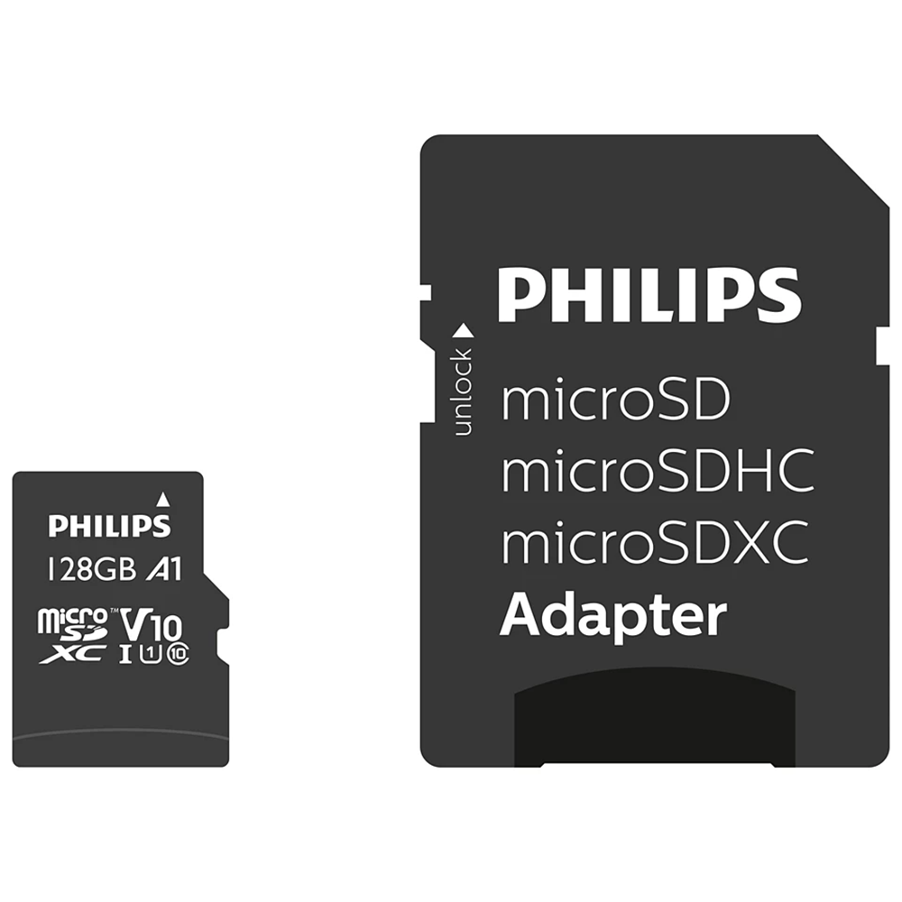 PHILIPS MicroSD 128GB FM12MP45B/00 Class10 Hafıza Kartı