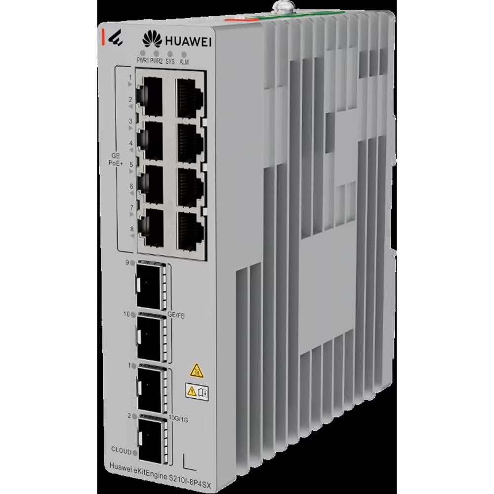 HUAWEI 12port PoE+ 240W 4xSFP Gigabit Yönetilebilir Switch eKIT S210I-8P4SX