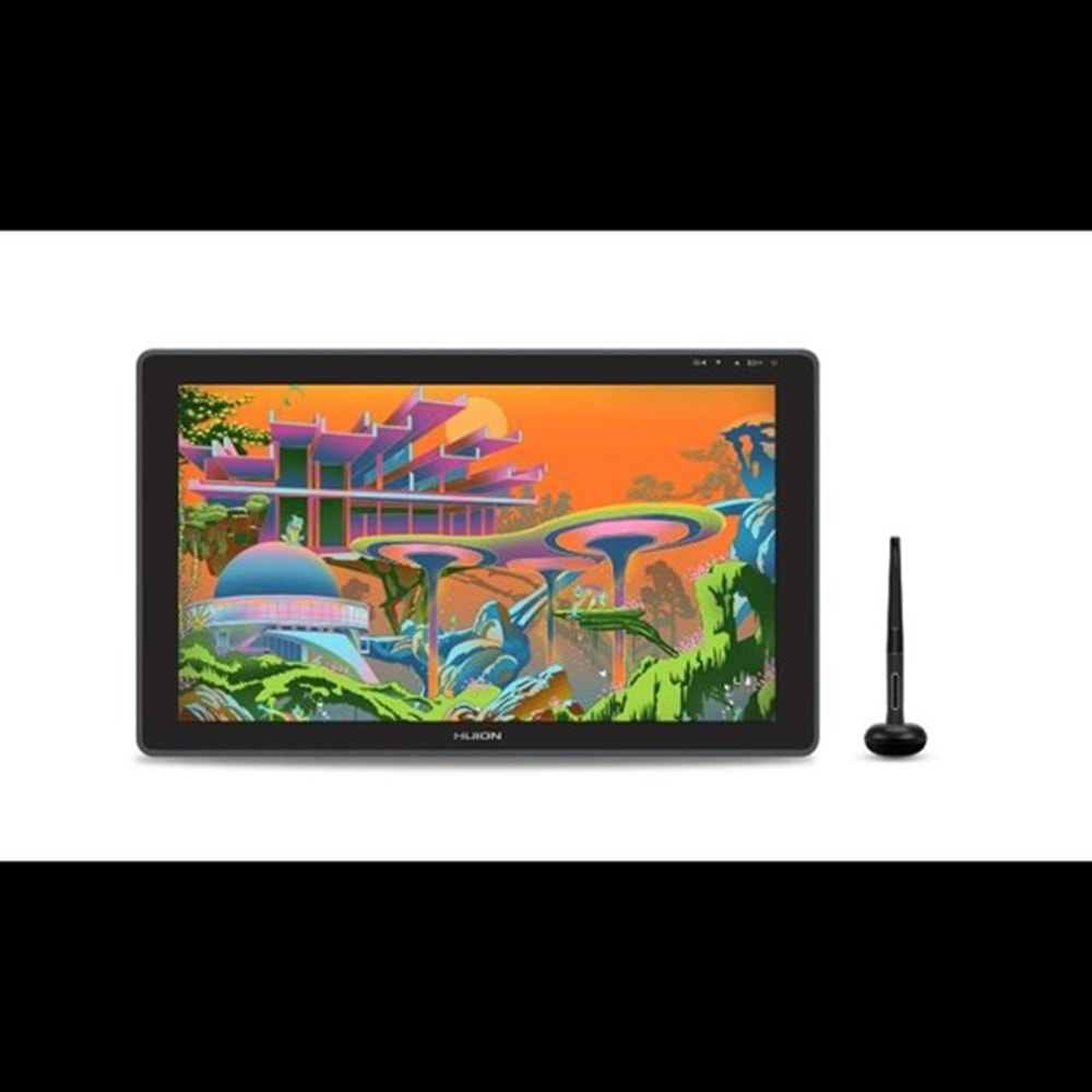 Huion Kamvas 22 Plus IPS Panel Full HD LCD Grafik Tablet 8192 Kademe Basınç Hassasiyetli, 140% sRGB, 5080LPI Çözünürlük Grafik Tablet (HUGS2202)