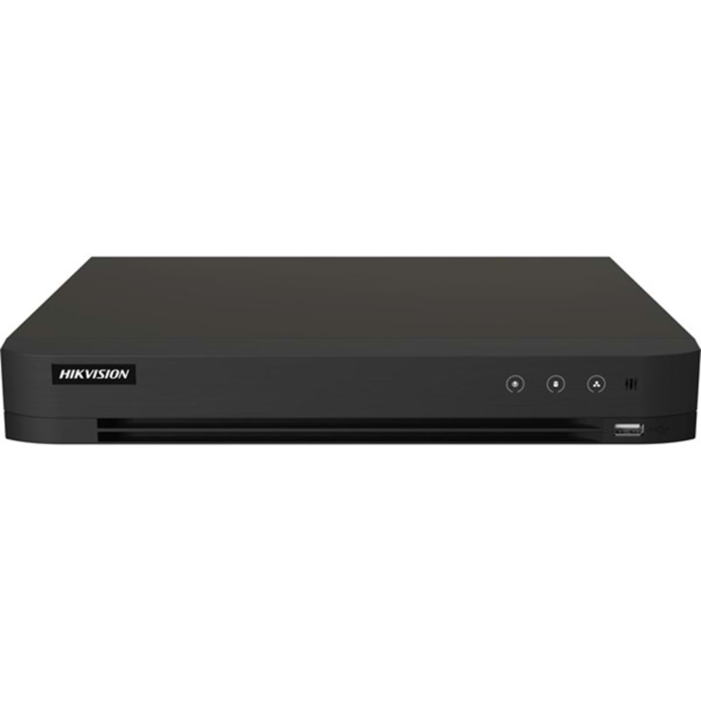 HIKVISION 16kanal IDS-7216HQHI-M1/XT H265+ Pro DVR Kayıt Cihazı Acusense Hibrit