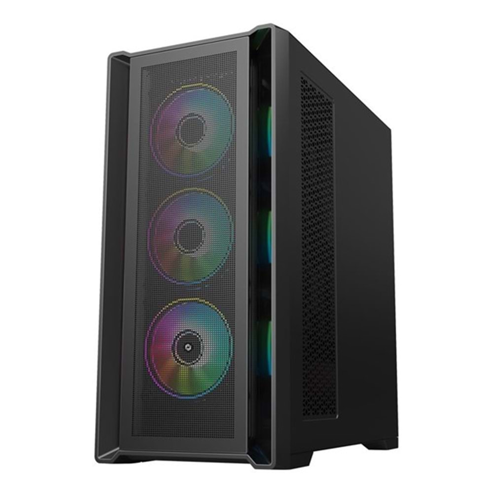 FRISBY 850W 80+ FC-9445G 4-RGB FANLI GAMING MID-TOWER PC KASASI