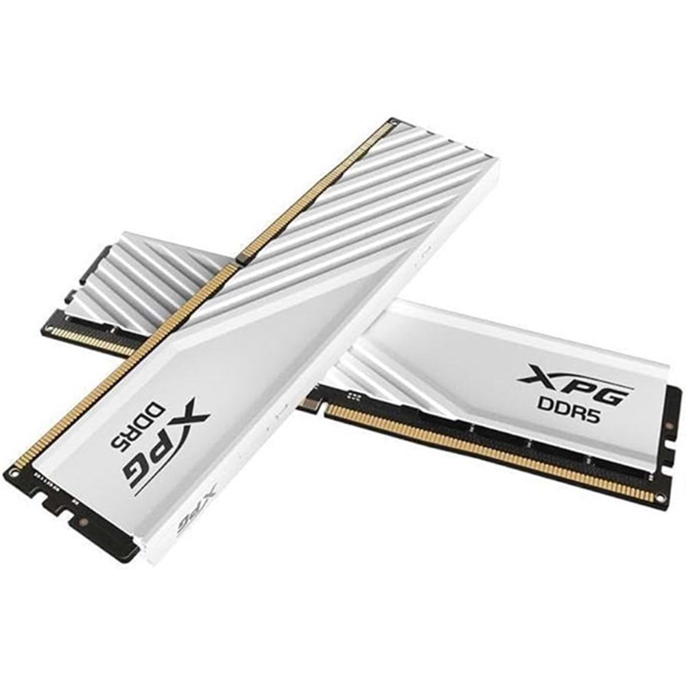 XPG 32GB (2X 16GB) DDR5 6000MHZ CL30 DUAL KIT PC RAM LANCE AX5U6000C3016G-DTLABWH BEYAZ XPG 32GB (2X 16GB) DDR5 6000MHZ CL30 DUAL KIT PC RAM LANCE AX5U6000C3016G-DTLABWH BEYAZ