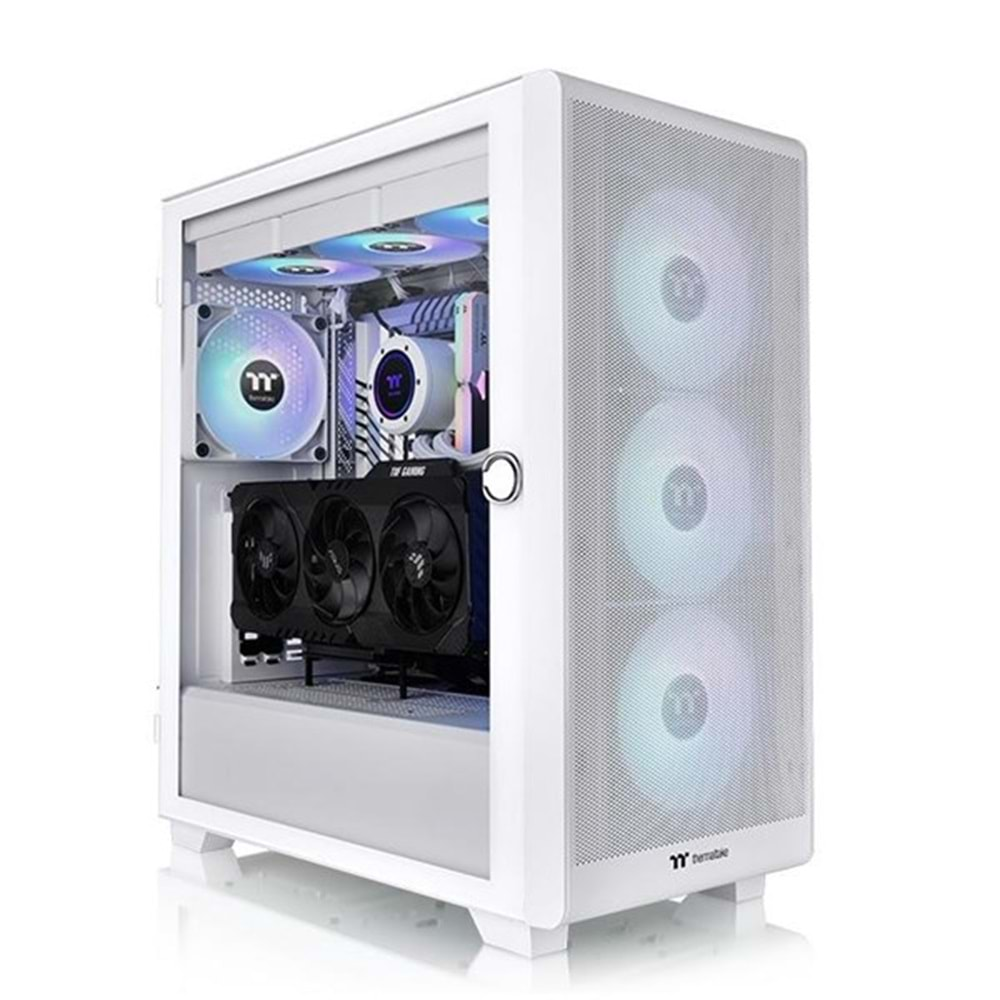 THERMALTAKE 750W 80+ BRONZE S250 TG CA-3Y6-75M6WE-00 4-FANLI GAMING E-ATX PC KASASI BEYAZ