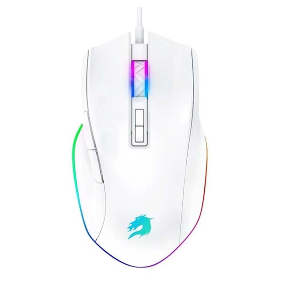 GAMEBOOSTER M16 Myth 12800dpi RGB Aydınlatmalı Beyaz Profesyonel Gaming Mouse