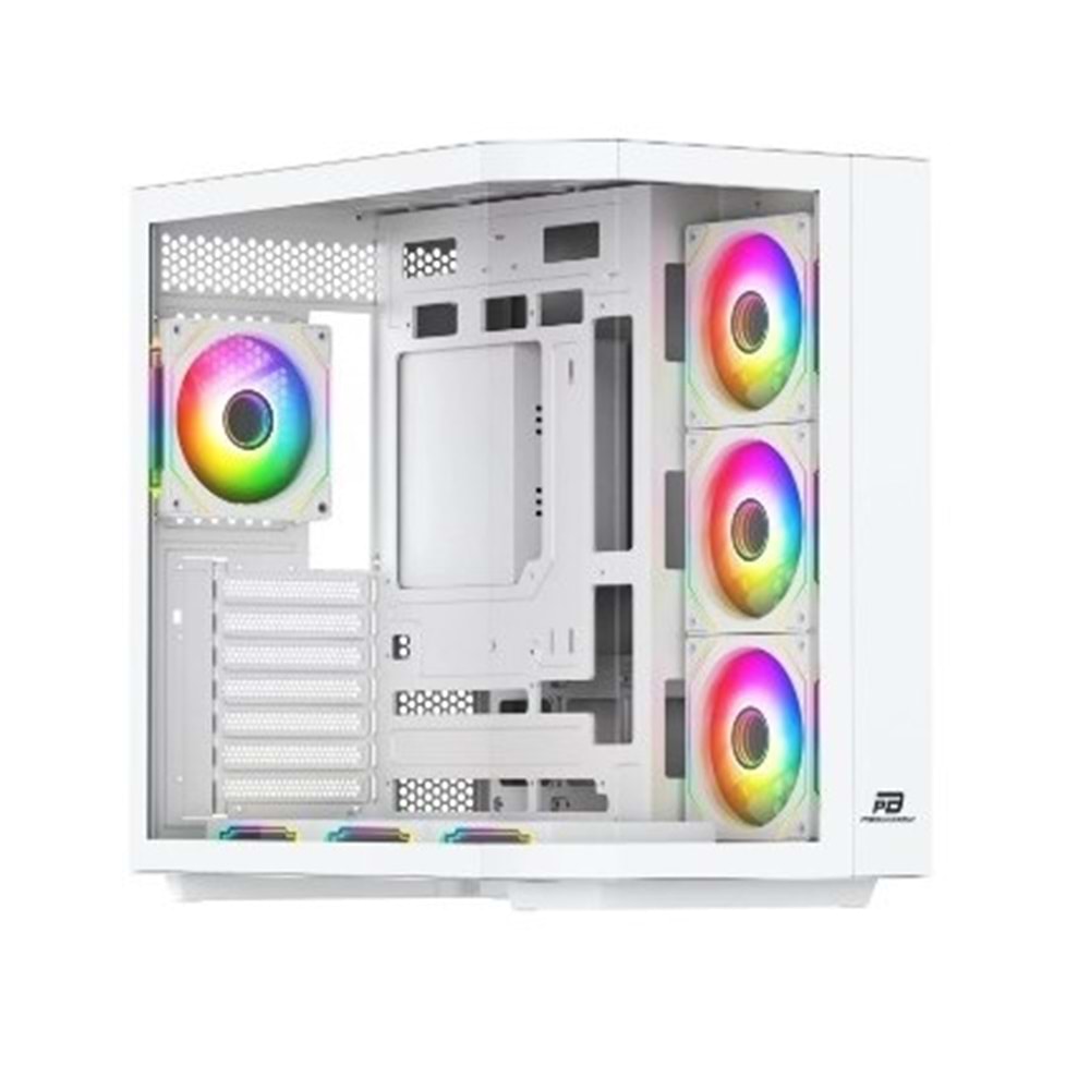 POWERBOOST 750W (80 Bronze) 7*12cm ARGB Fanlı PBA4375W- SEAVİEW GAMING Oyun Kasası Beyaz POWERBOOST 750W (80 Bronze) 7*12cm ARGB Fanlı PBA4375W- SEAVİEW GAMING Oyun Kasası Beyaz