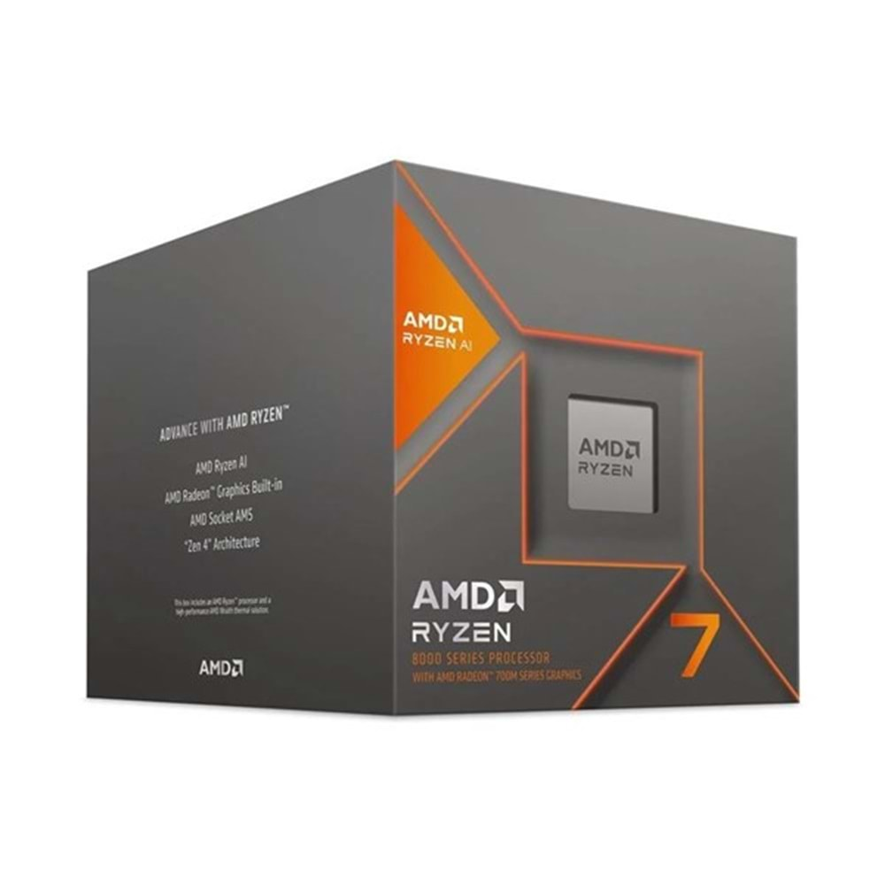 AMD RYZEN 7 8700G 24MB 8çekirdekli O/B UHD AM5 65w Kutulu+Fanlı 