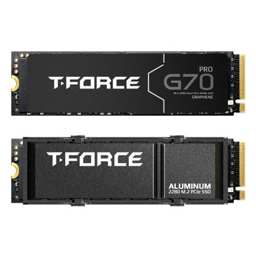 TEAM 2TB T-FORCE G70 PRO TM8FFH002T0C129 7400-5500MB/s M2 NVME GEN4 DİSK SOĞUTUCULU