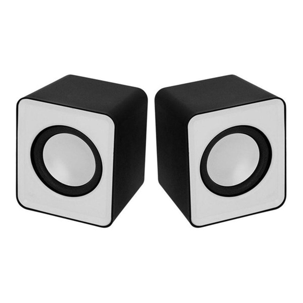 FRISBY FS-334U 1+1 USB Siyah/Beyaz Hoparlör