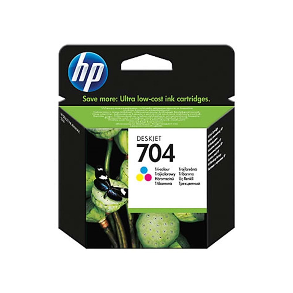 HP 704 Üç Renkli Orijinal Mürekkep Kartuşu (CN693AE)