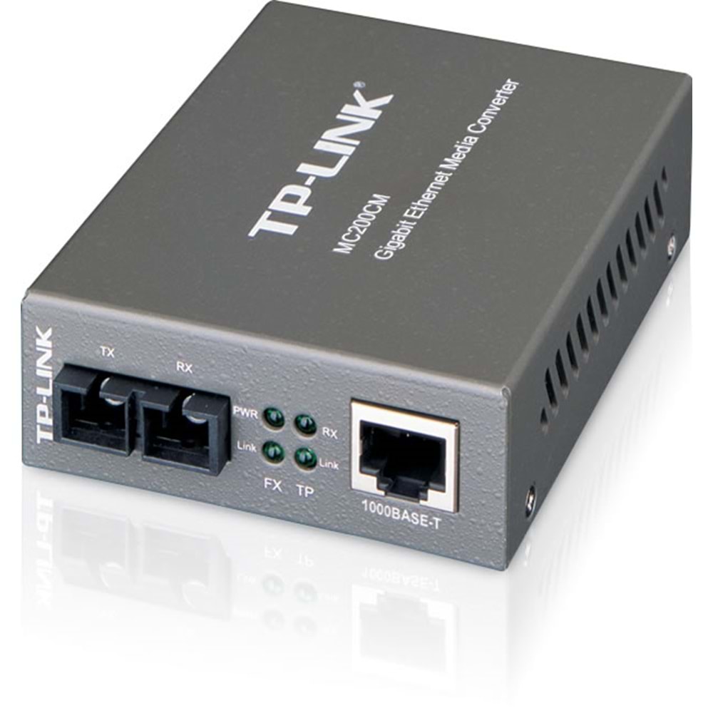 TP-LINK MC200CM Gigabit Ethernet Multi-Mode SC Fiber Medya Dönüştürücü
