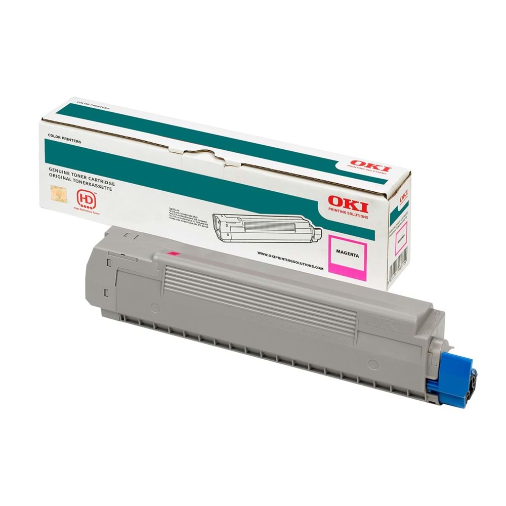 OKI MC760/MC770/MC780 Macenta Orijinal Toner Kartuşu (Magenta Toner Cartridge)