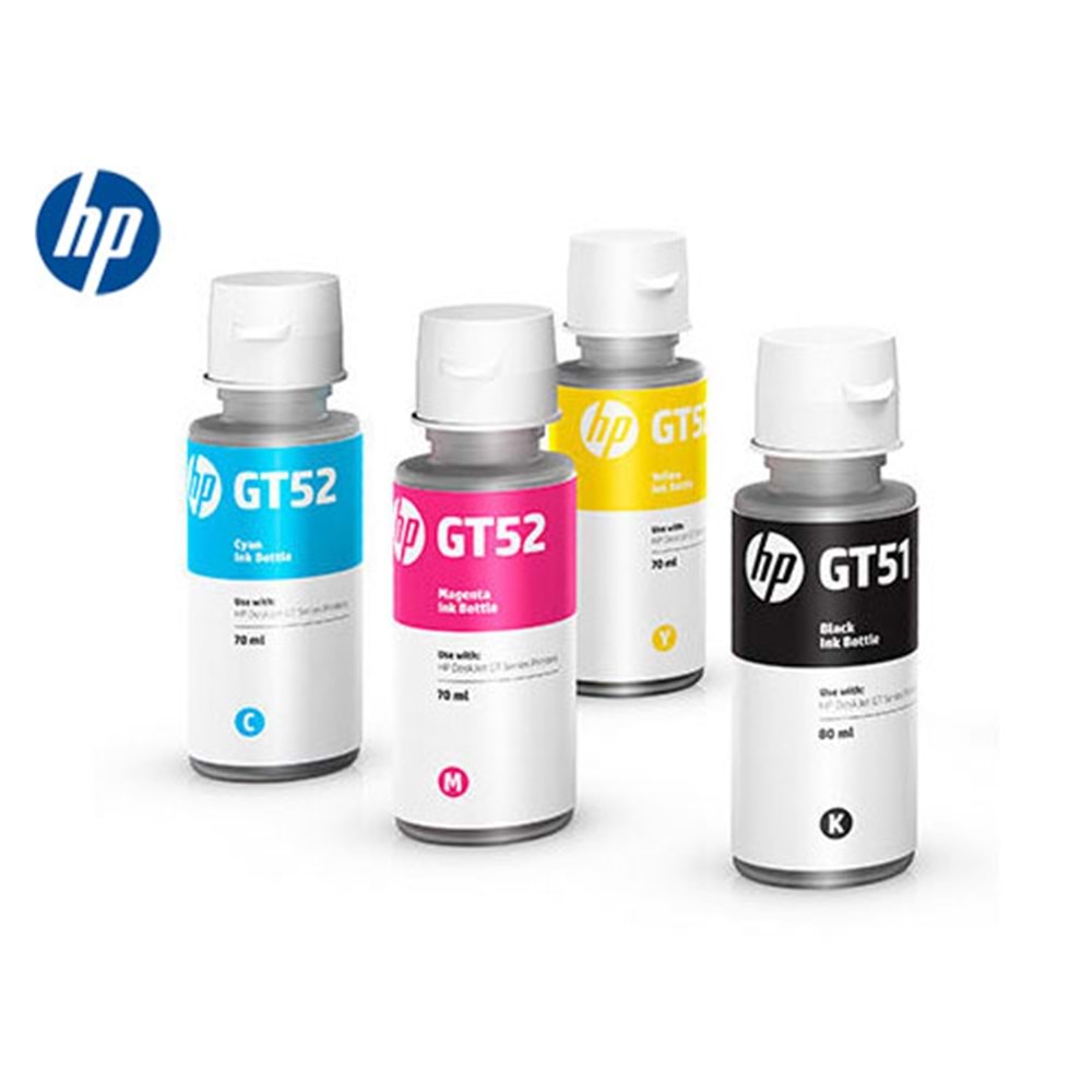 HP GT52 Cyan Orijinal Mürekkep Şişesi (70ml) - M0H54AE
