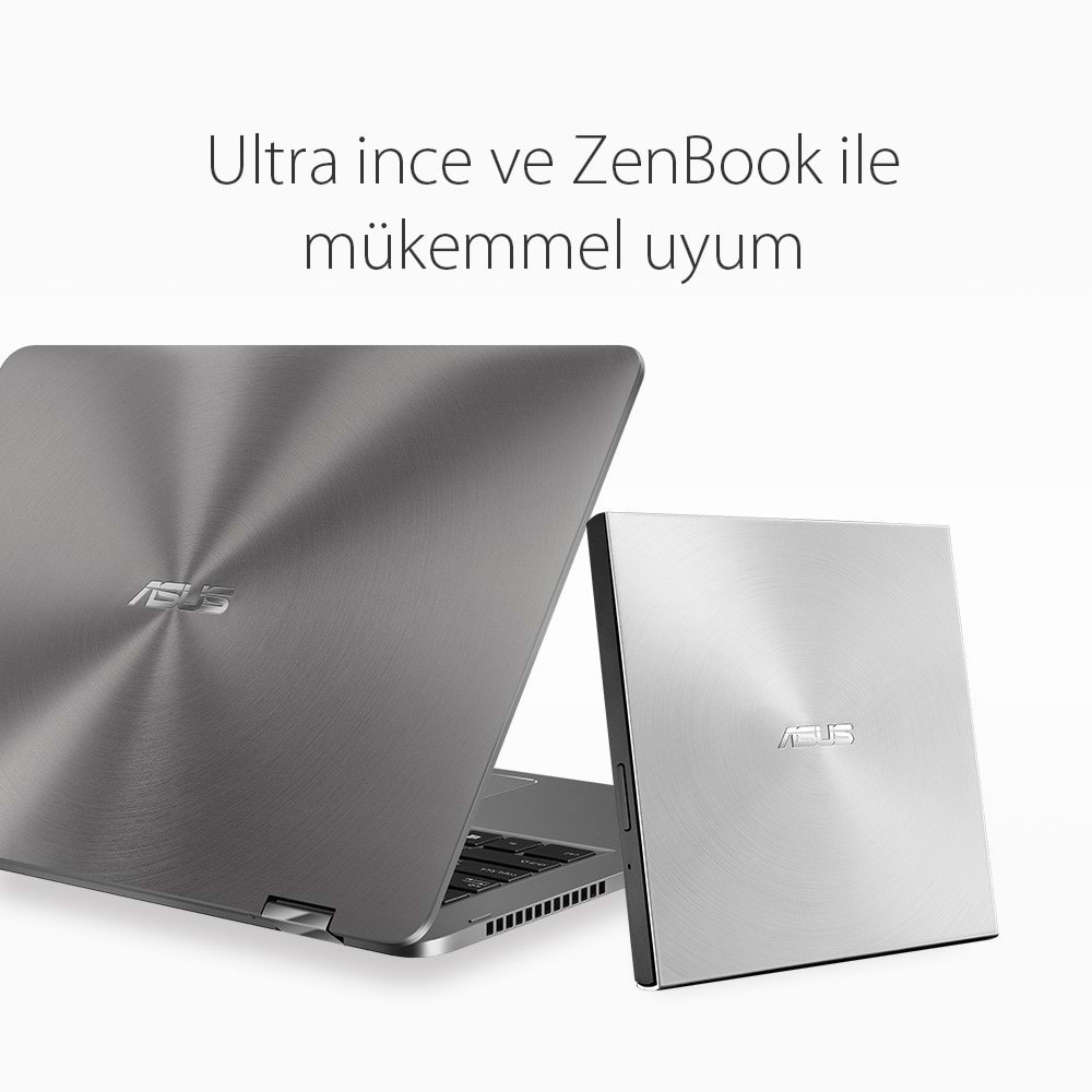 ASUS SDRW-08U5S-U Ultra İnce Taşınabilir Harici DVD/CD Yazıcı ve Okuyucu