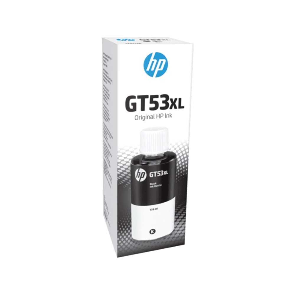 HP GT53XL Siyah Yüksek Kapasiteli Orijinal Mürekkep Şişesi 135ml (6.000 Sayfa) - 1VV21AE