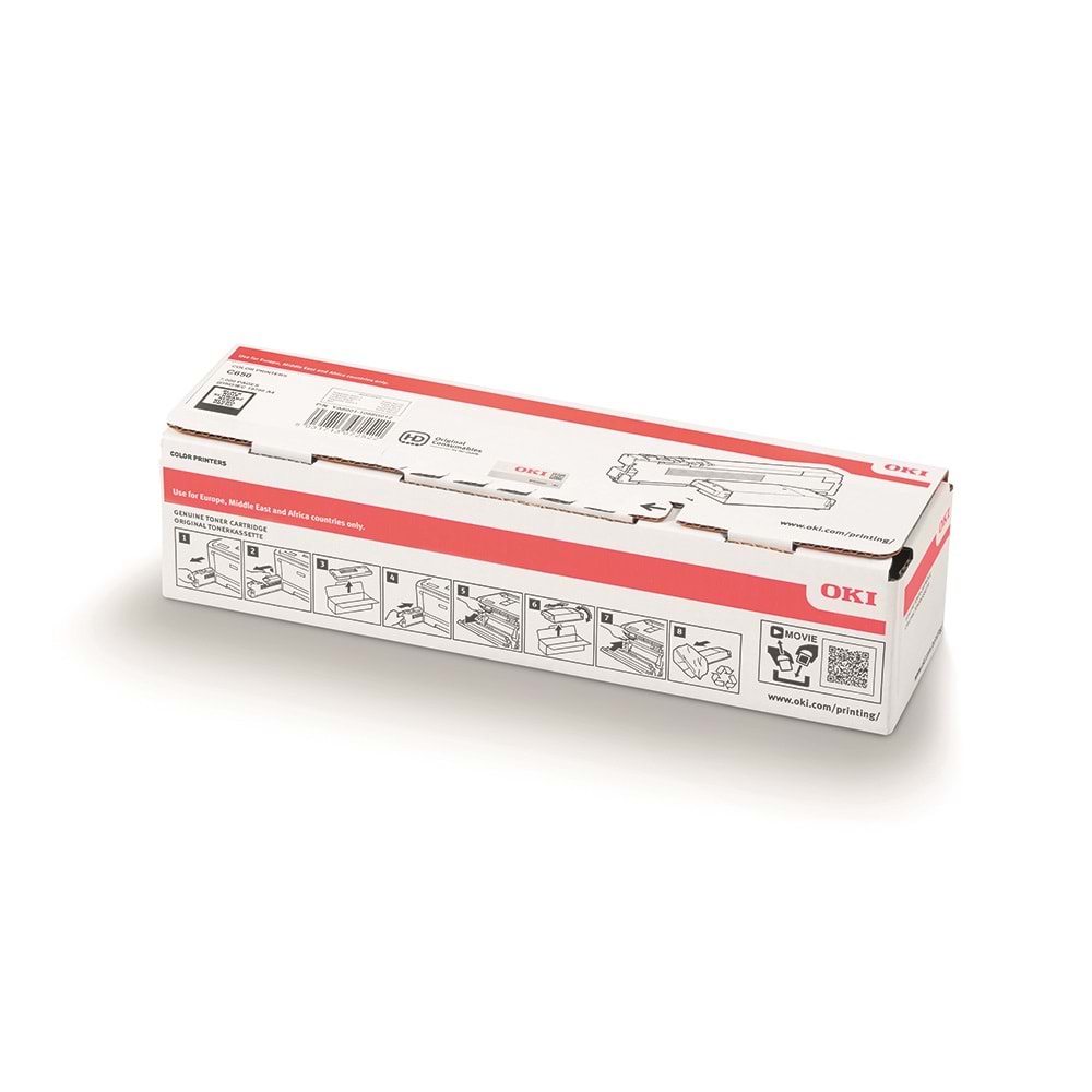 OKI C650 / C651 Siyah Orijinal Toner Kartuşu (7.000 Sayfa) - 9006130