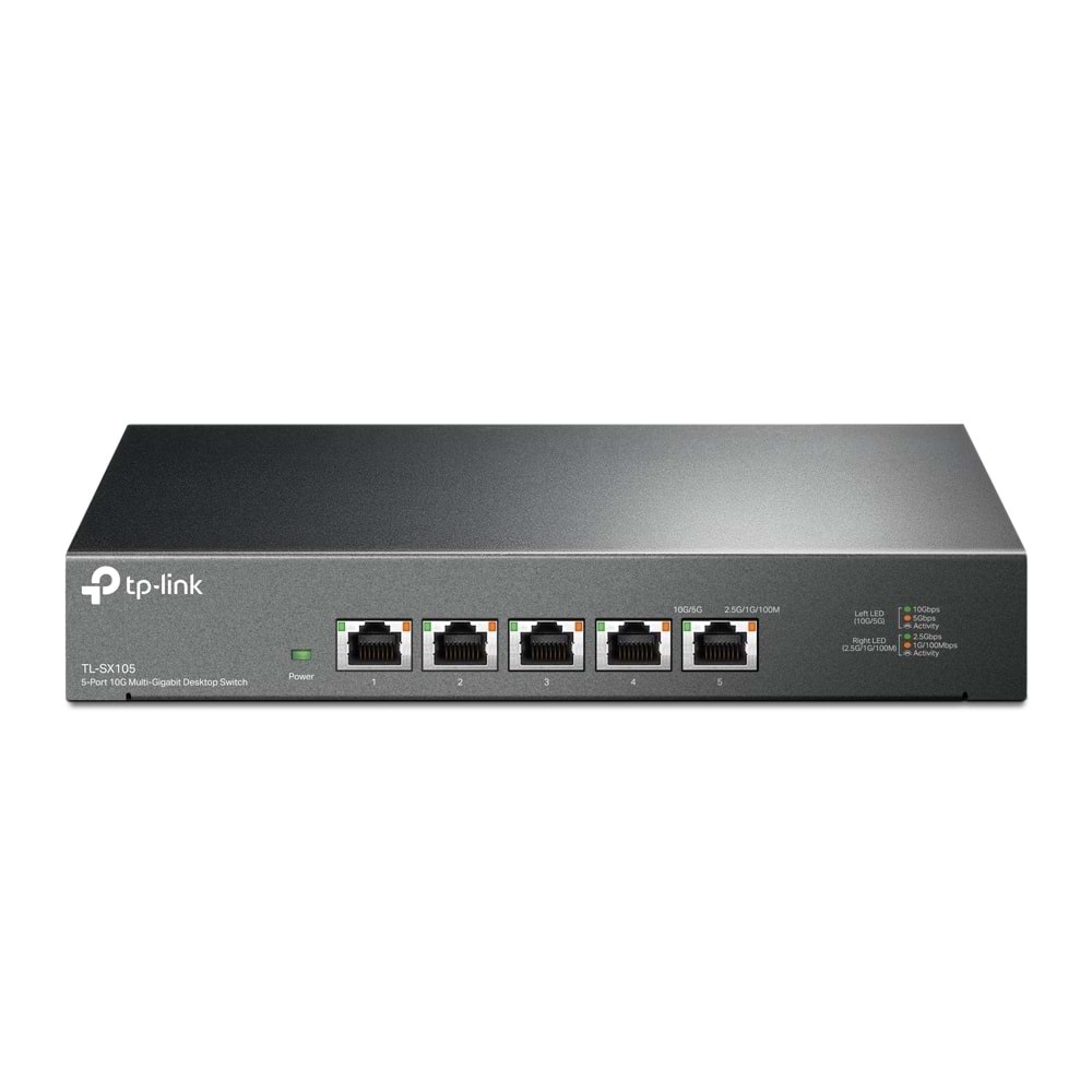 TP-LINK 5port 10GbE Yönetilemez Switch TL-SX105