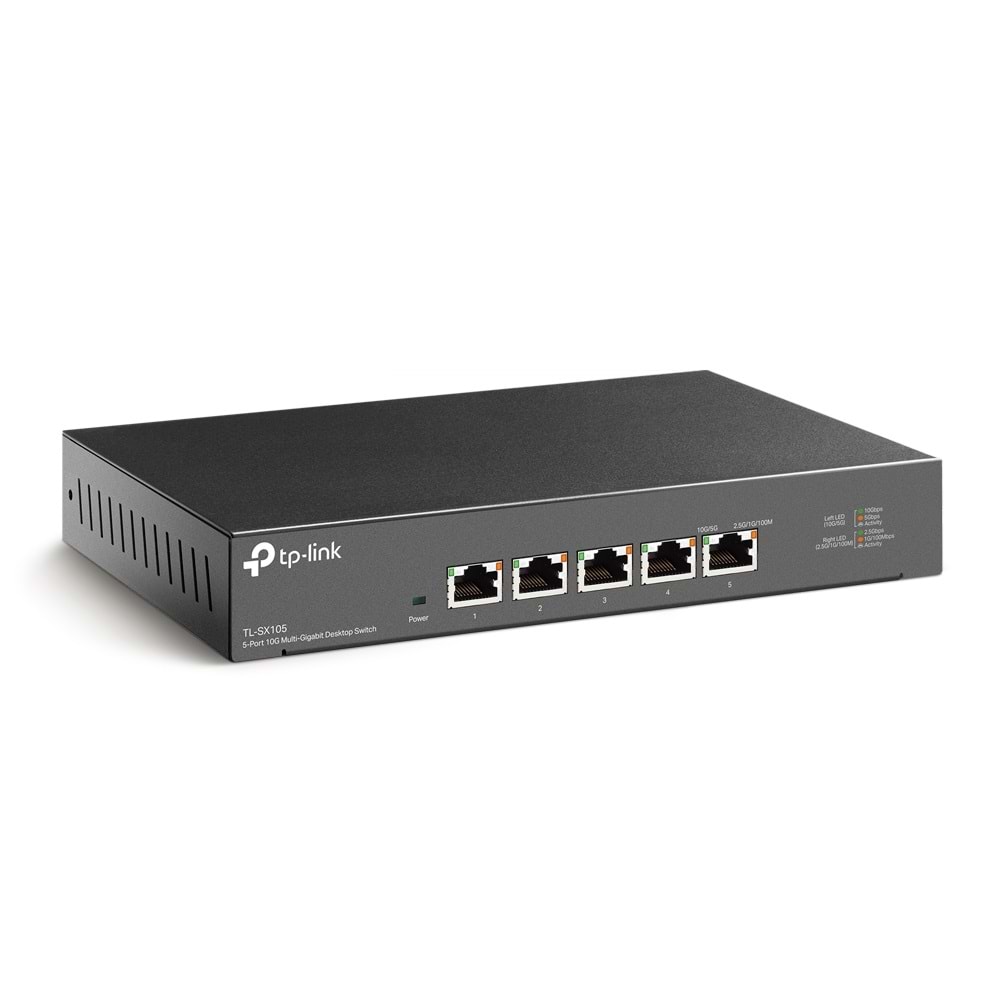 TP-LINK 5port 10GbE Yönetilemez Switch TL-SX105