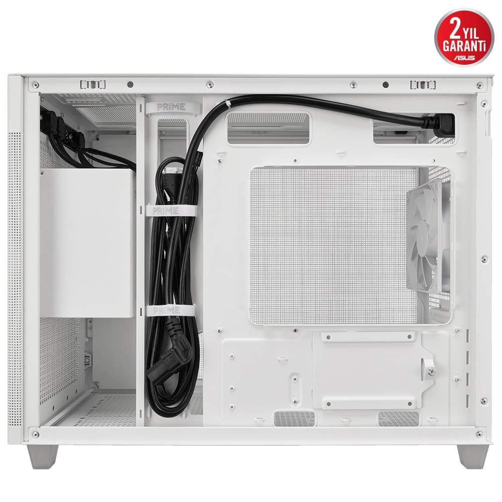 ASUS PRIME AP201 MESH WHITE Gaming Micro-Tower PC Kasası Beyaz / 90DC00G3-B39000