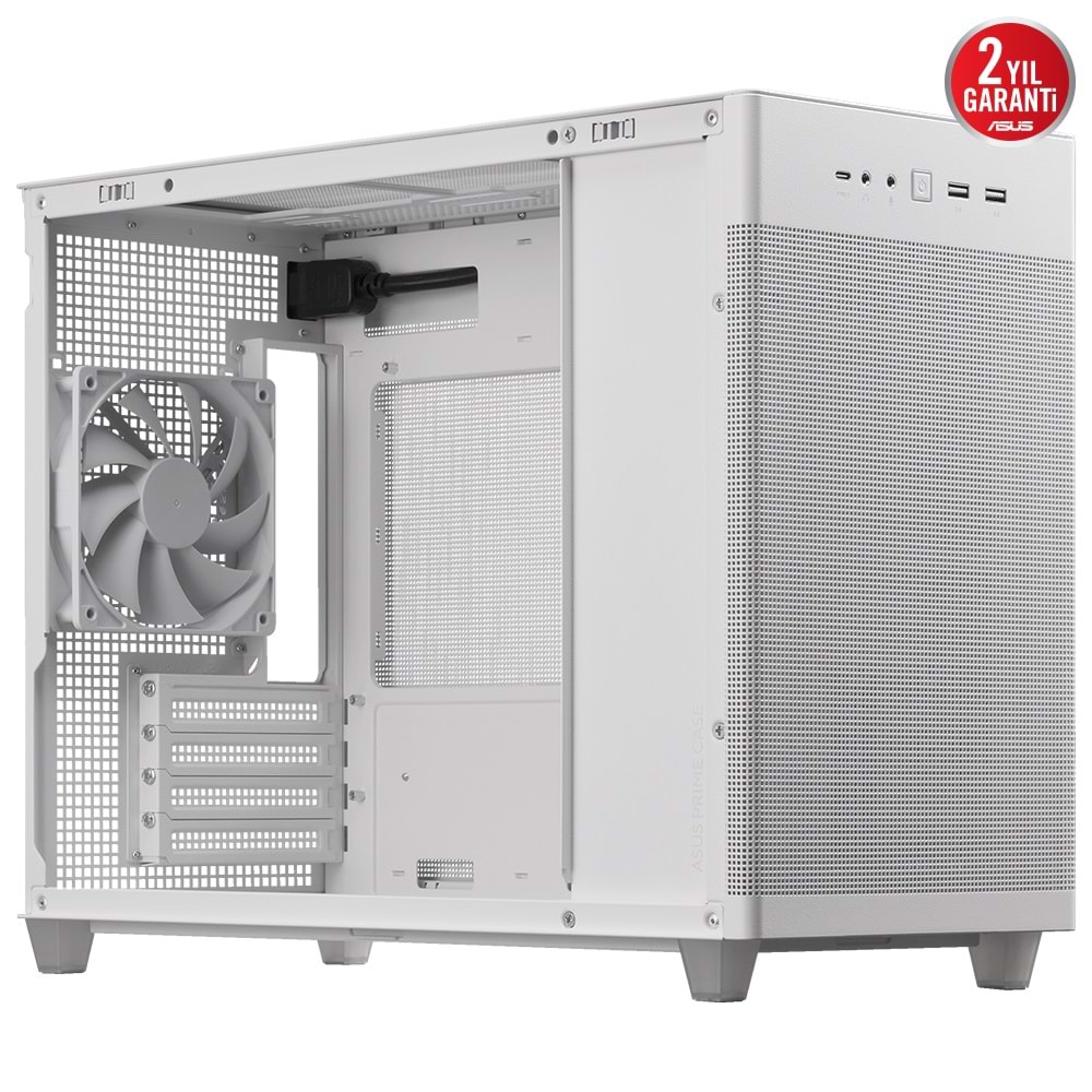 ASUS PRIME AP201 MESH WHITE Gaming Micro-Tower PC Kasası Beyaz / 90DC00G3-B39000