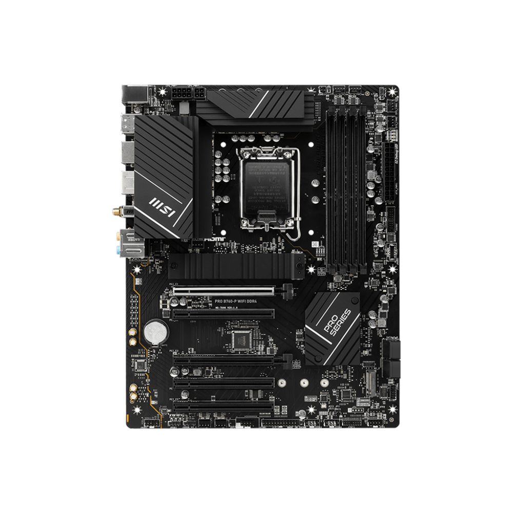 MSI PRO B760-P WIFI6E DDR4 HDMI-DP TYPEC PCIE 4.0 1700p ATX