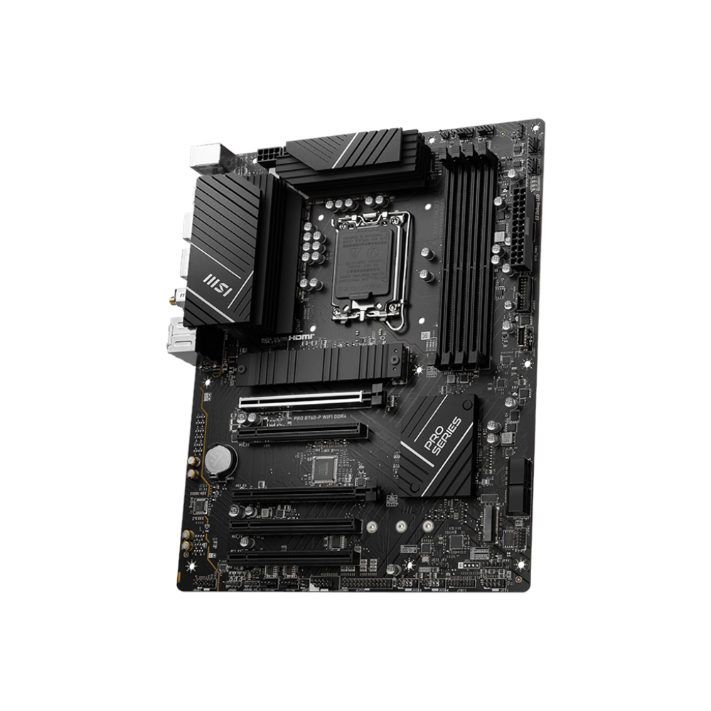 MSI PRO B760-P WIFI6E DDR4 HDMI-DP TYPEC PCIE 4.0 1700p ATX