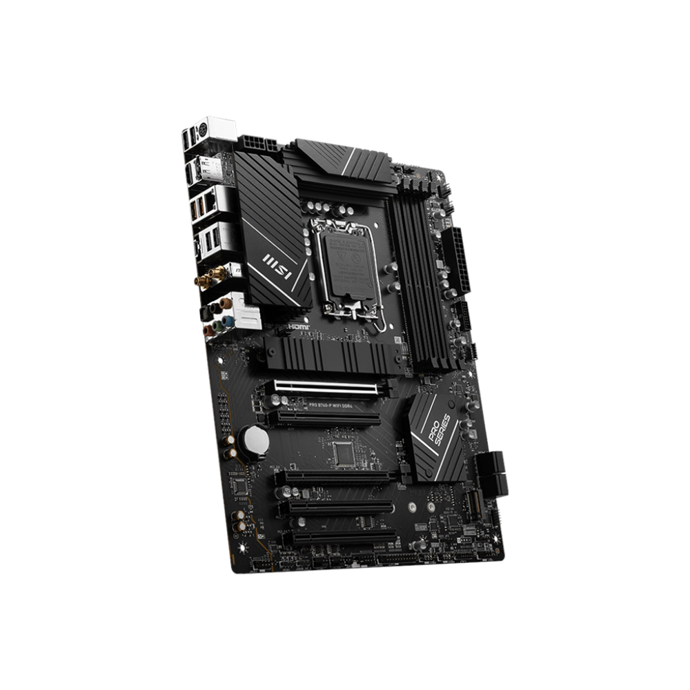 MSI PRO B760-P WIFI6E DDR4 HDMI-DP TYPEC PCIE 4.0 1700p ATX