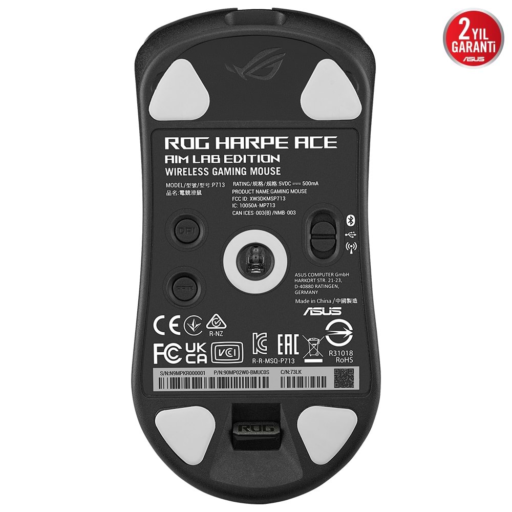 ASUS ROG Harpe Ace Aim Lab Edition Kablosuz Oyuncu ve Tasarım Mouse / 90MP02W0-BMUA00