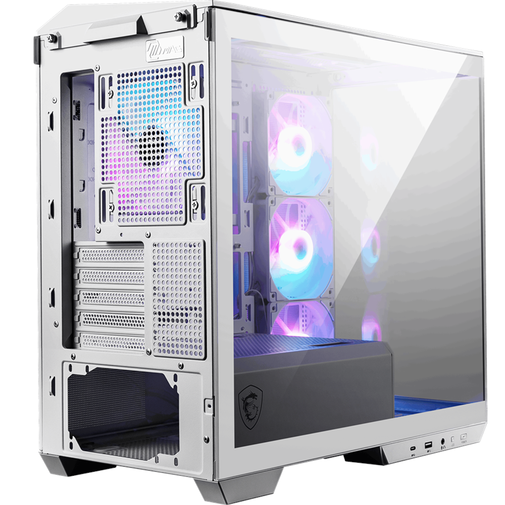 MSI MAG PANO M100R PZ WHITE Gaming Mid-Tower PC Kasası Beyaz