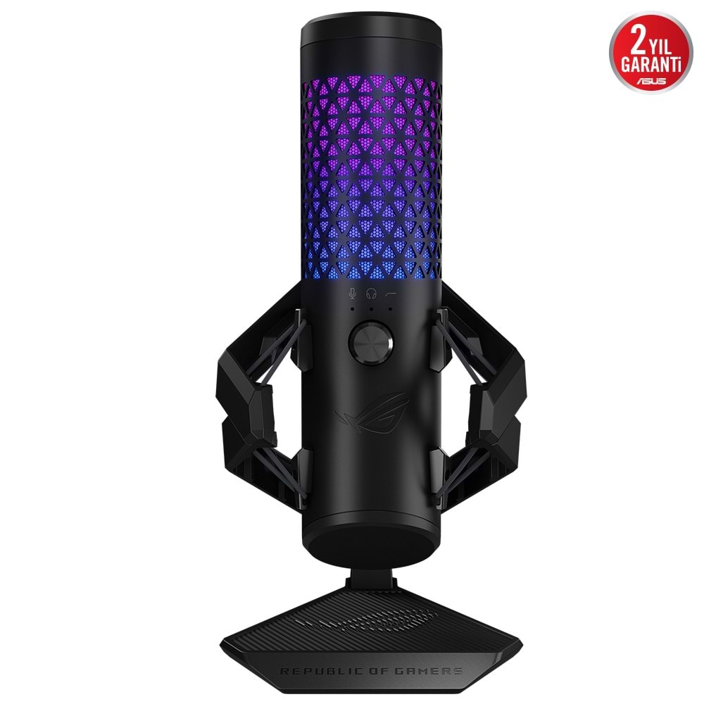 ASUS ROG Carnyx 24-Bit/192kHz RGB Profesyonel USB Oyuncu ve Yayıncı Mikrofonu / 90YH03Z0-BAUA00