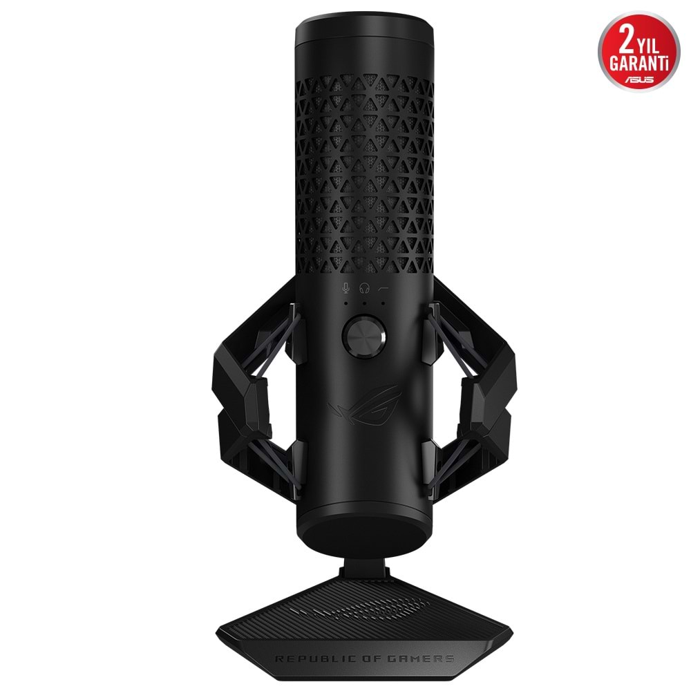 ASUS ROG Carnyx 24-Bit/192kHz RGB Profesyonel USB Oyuncu ve Yayıncı Mikrofonu / 90YH03Z0-BAUA00