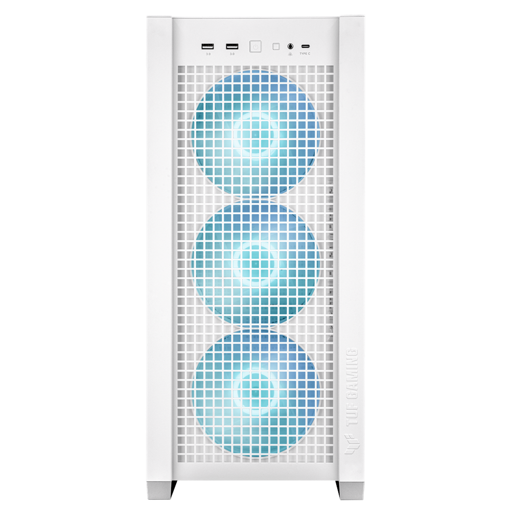 ASUS TUF GAMING GT302 TG ARGB Gaming Mid-Tower PC Kasası Beyaz / 90DC00I3-B19000