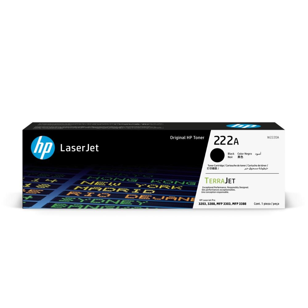 HP 222A Siyah Orijinal LaserJet Toner Kartuşu (W2220A)